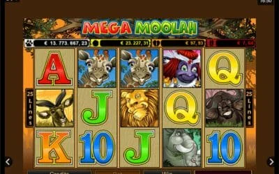 Become a millionaire with Mega Moolah at JackpotCity Casino