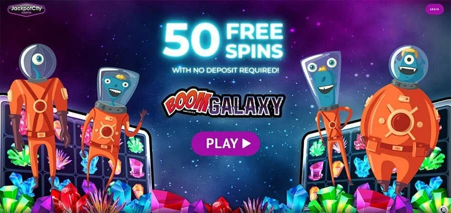 50 free spins on boom galaxy