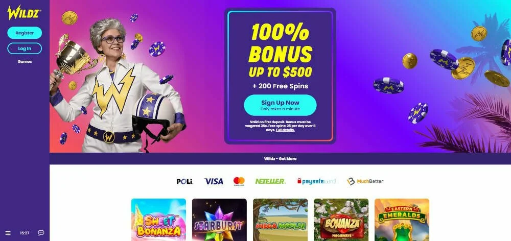 Wildz Casino Bonus Code